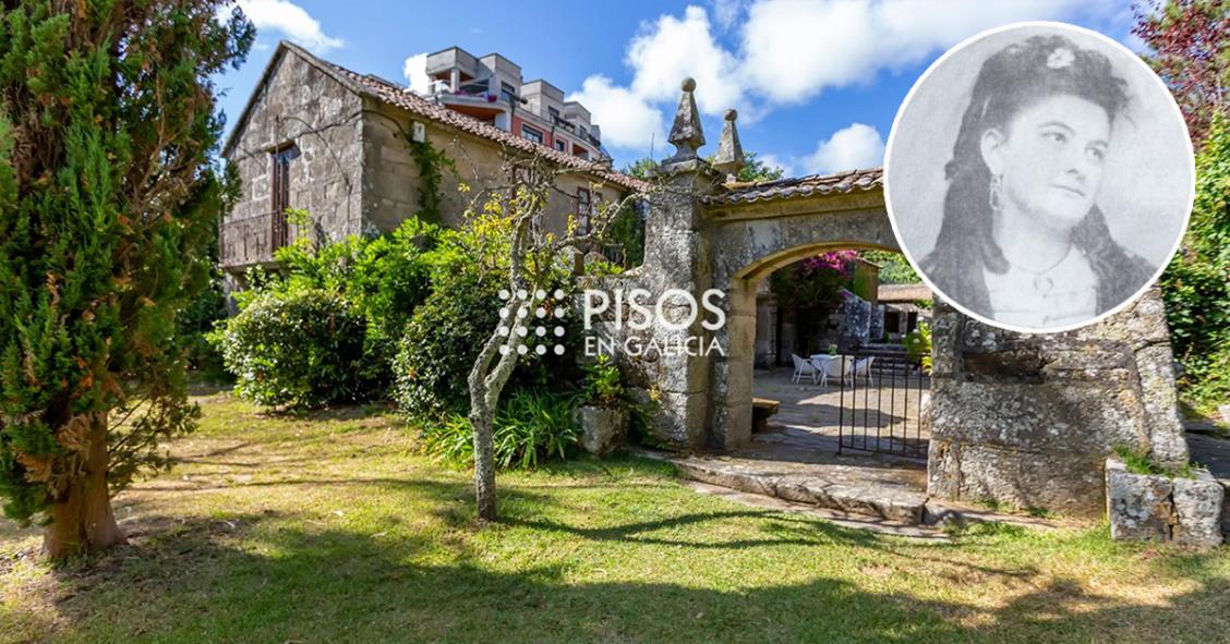 A la venta la antigua casa de veraneo de Emilia Pardo Bazán en Sanxenxo por 1,4 millones