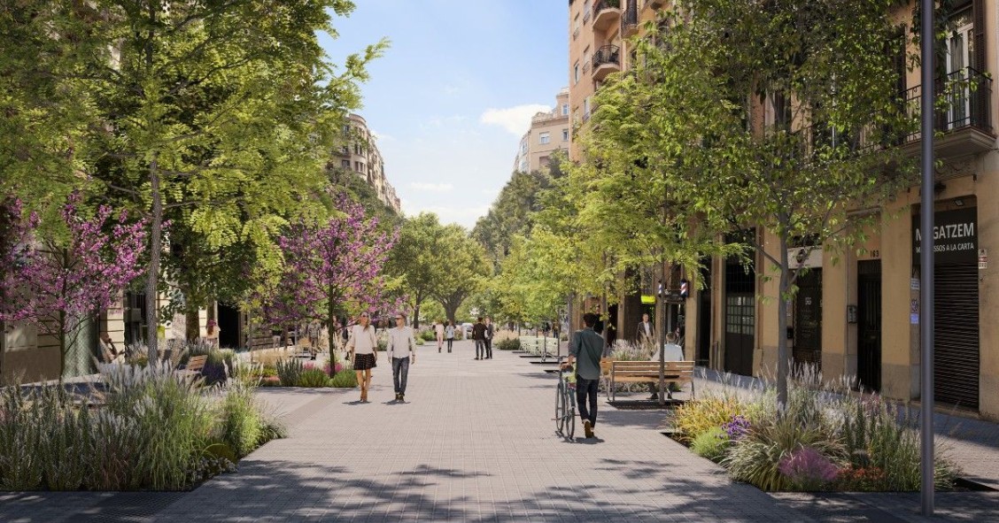 Barcelona invertirá 53 millones en la transformación del Eixample en una Superilla