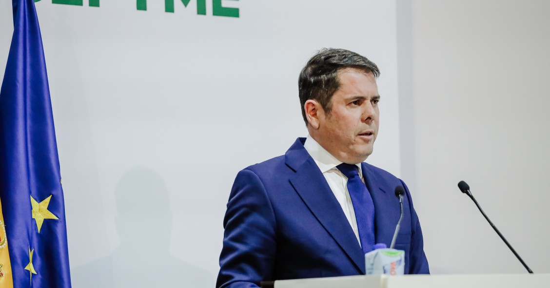 El presidente de Cepyme y vicepresidente de la CEOE, Gerardo Cuerva