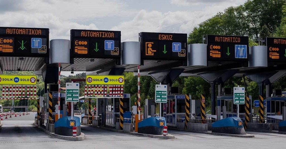 Peajes en una carretera