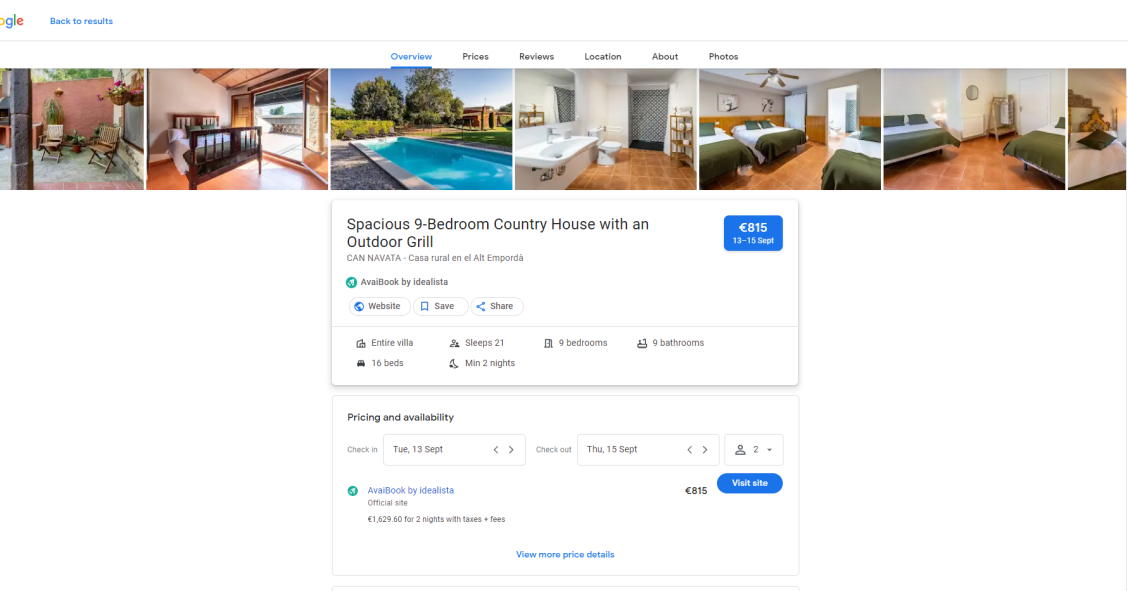 Ahora puedes planear y reservar tus vacaciones desde Google