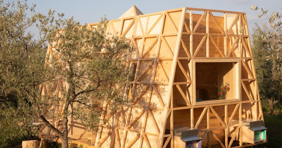 Exterior de la cabaña Air Bee and Bee