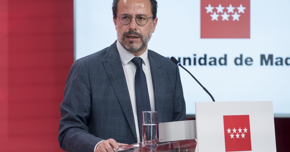 El consejero de Economía, Hacienda y Empleo del Gobierno regional, Javier Fernández-Lasquetty