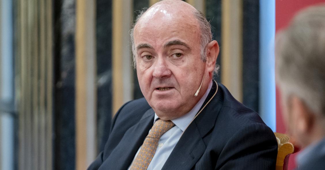 El presidente del Banco de España, Luis de Guindos