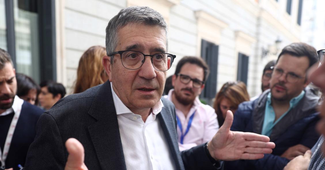 El portavoz del Grupo Parlamentario Socialista en el Congreso de los Diputados, Patxi López