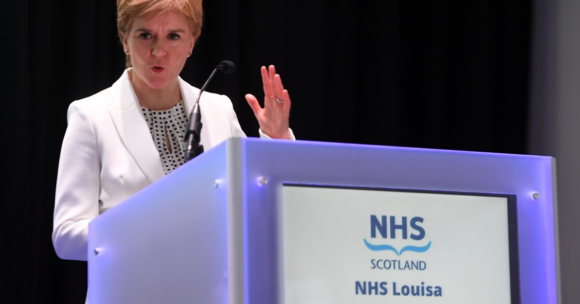 La ministra principal de Escocia, Nicola Sturgeon