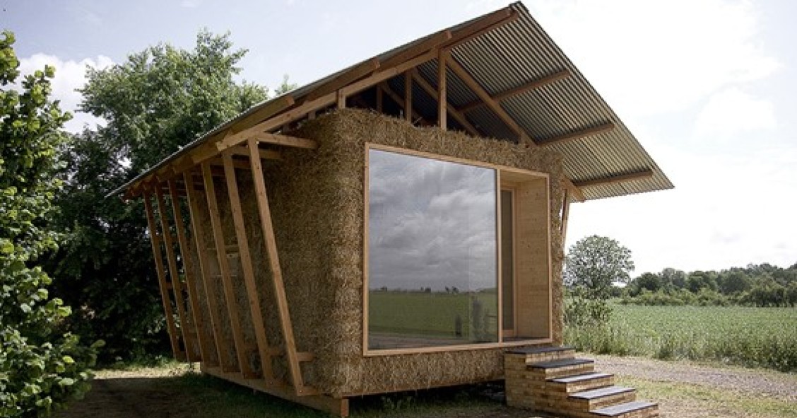 Casas de fardos de paja