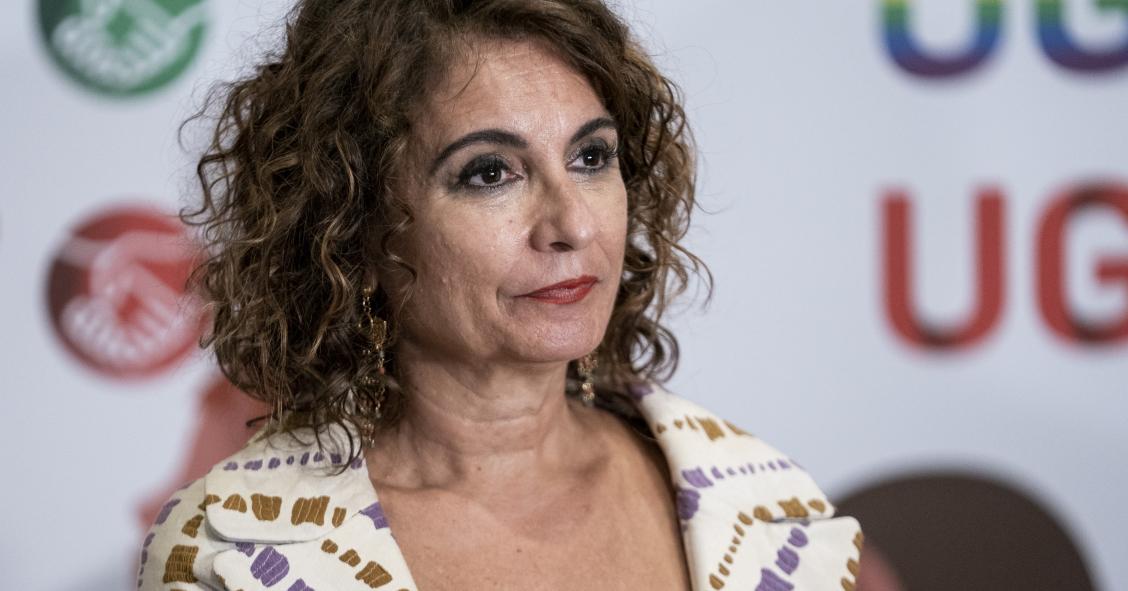 La ministra de Hacienda y Función Pública, María Jesús Montero, durante la presentación de los Presupuestos Generales del Estado (PGE) 2023, a 10 de octubre de 2022, en Madrid (España). Los PGE 2023 contemplan un techo de gasto de más de 198.000 millones 