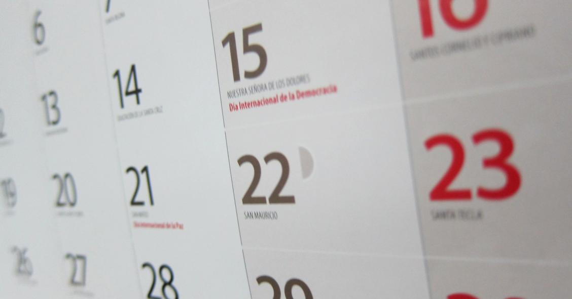 Archivo - Calendario