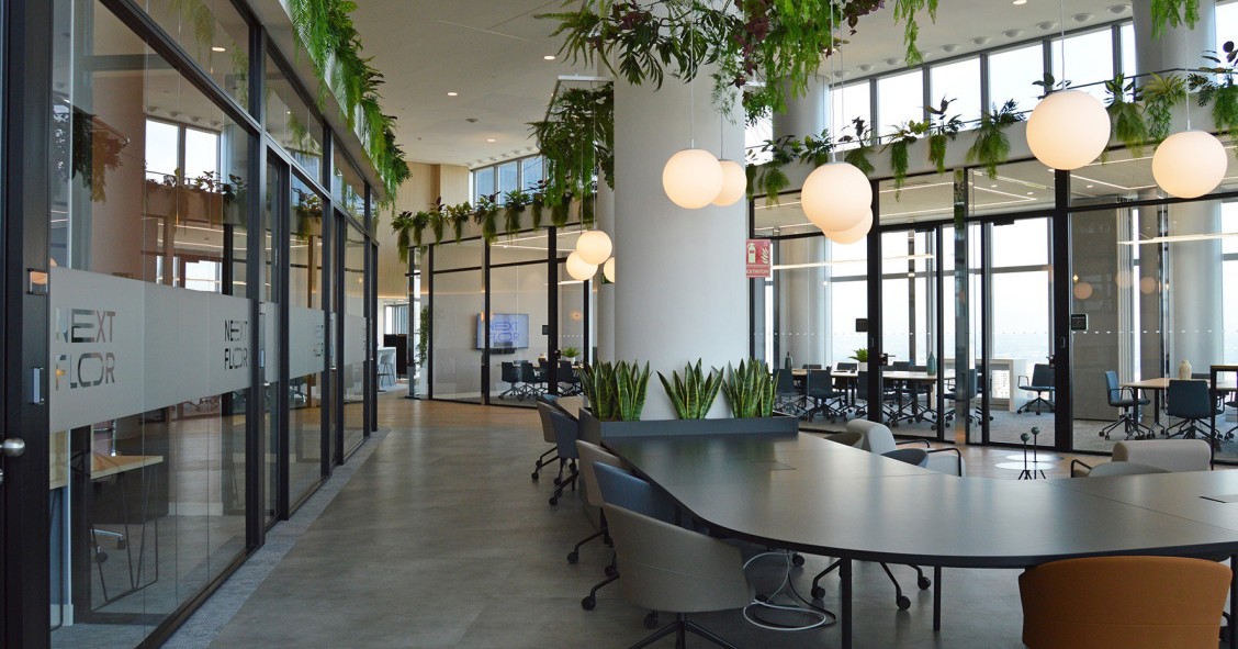 Next Floor Madrid, espacio flex en Torre Emperador Castellana, en Madrid.
