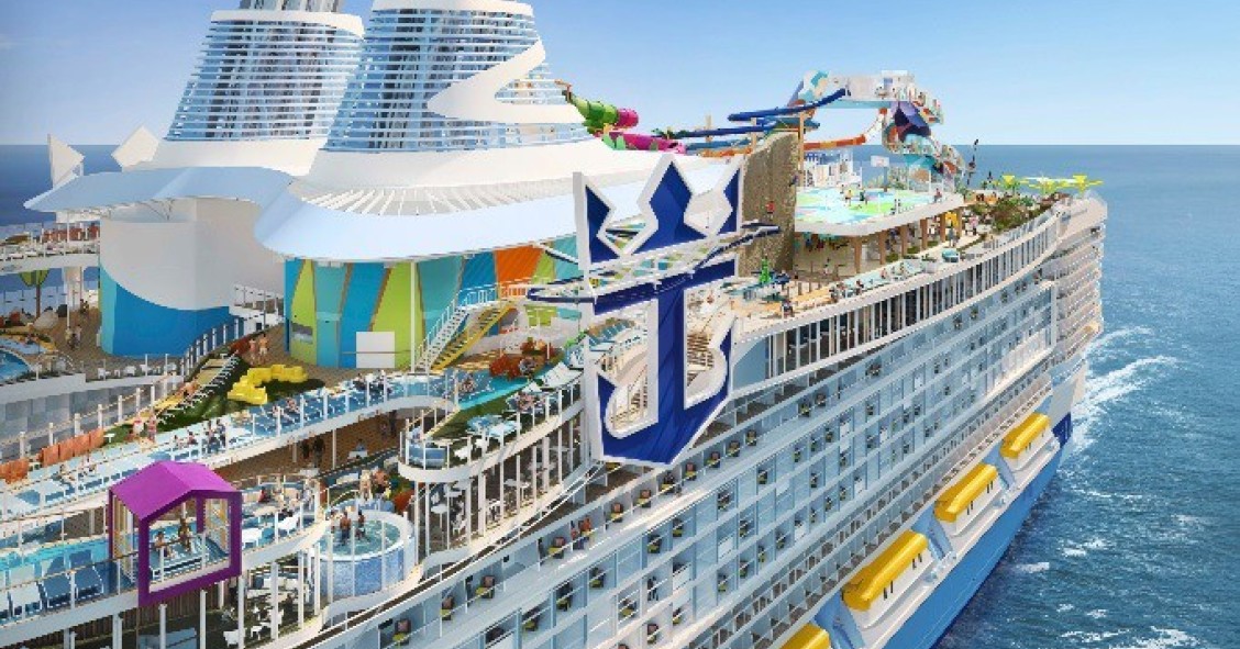 Royal Caribbean presenta uno de los cruceros más grandes del mundo, el Icon of the Seas: 20 pisos y 5.610 pasajeros.