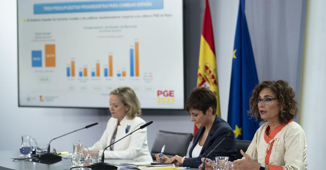 El Gobierno aprueba los PGE 2023