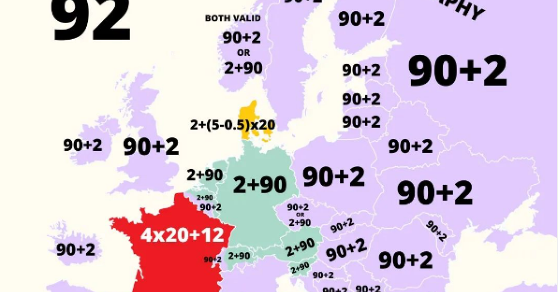 Cómo se dice 92 en diferentes idiomas