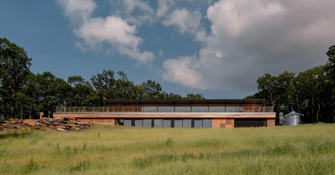 Albergue de cabañas prefabricadas