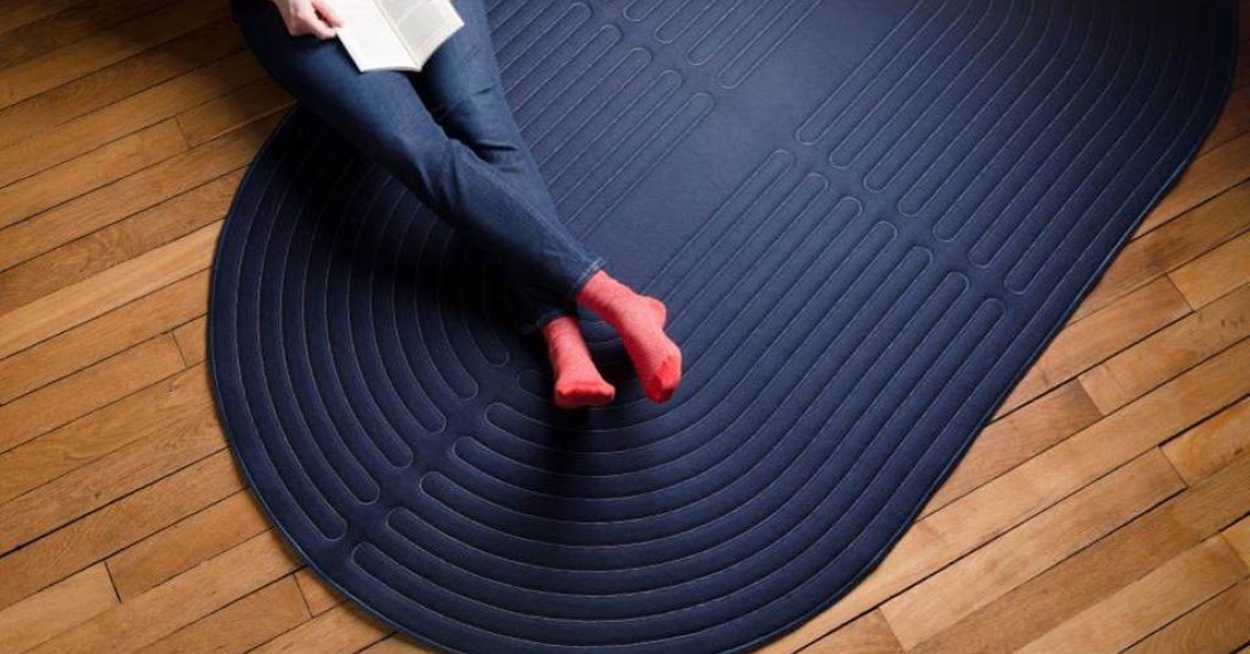 Una alfombra calefactora para ahorrar en tu factura de la luz