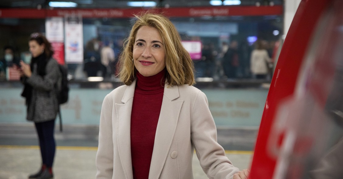 La ministra de Transportes, Movilidad y Agenda Urbana (Mitma), Raquel Sánchez, en una imagen de archivo.