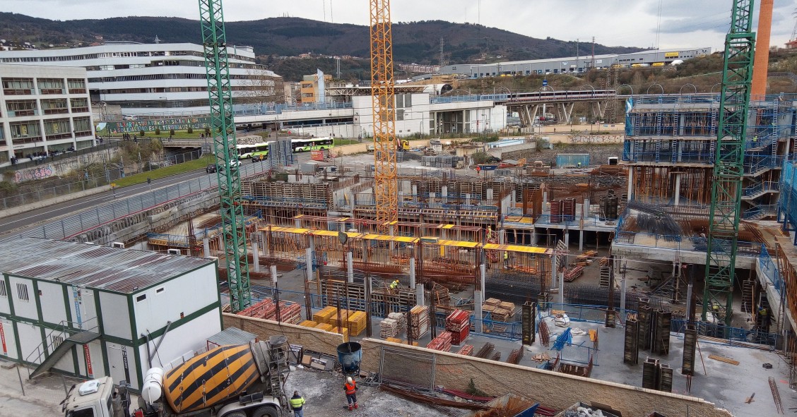Obras de construcción.