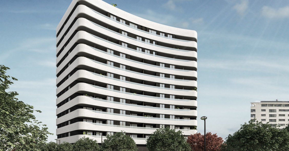 Archivo - Torre de viviendas de Neinor Homes