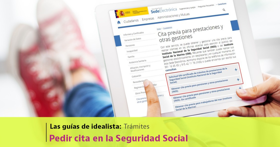 pedir cita en la seguridad social