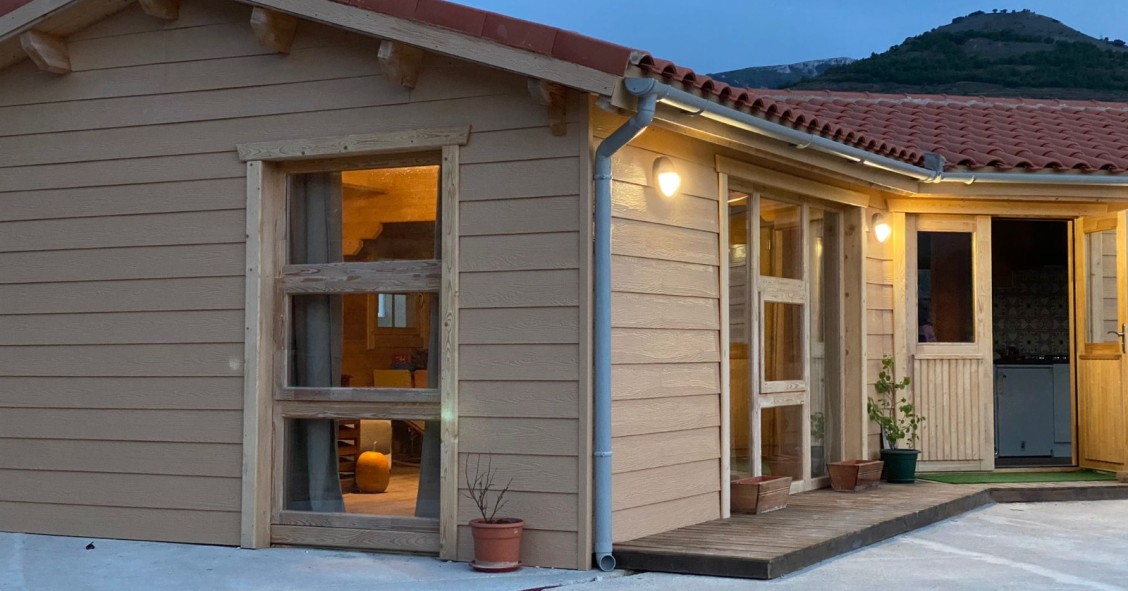 Casa prefabricada de madera 