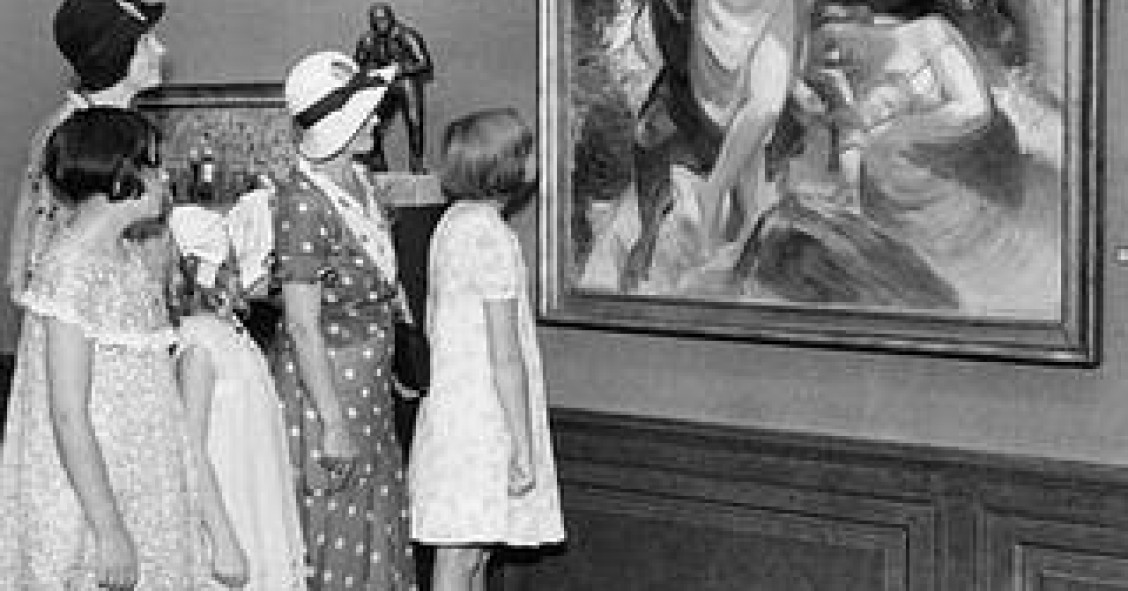 La pintura al óleo "At the Seaside of Arild" 