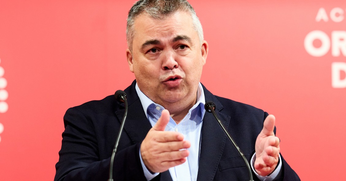 Archivo - El secretario de Organización del PSOE, Santos Cerdán, en una imagen de archivo.