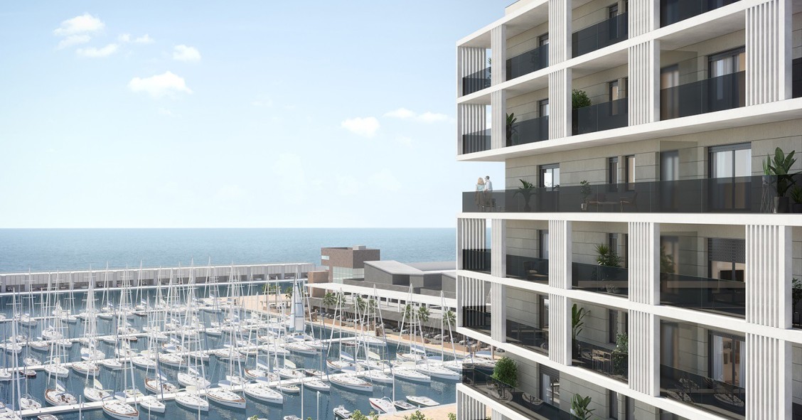 Archivo - Render de un inmueble adquirido por Patrizia en Badalona (Barcelona)