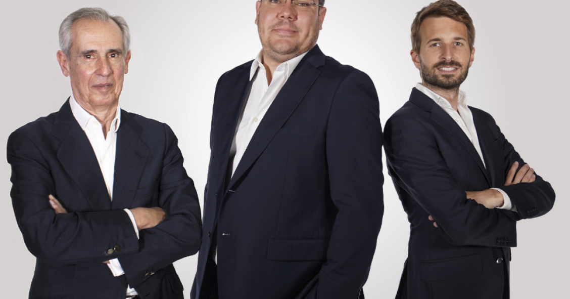 Rafael de Cascante, presidente, Mariano Torrecilla, cofundador, y Santiago Navarro de Andrés, cofundador y consejero delegado