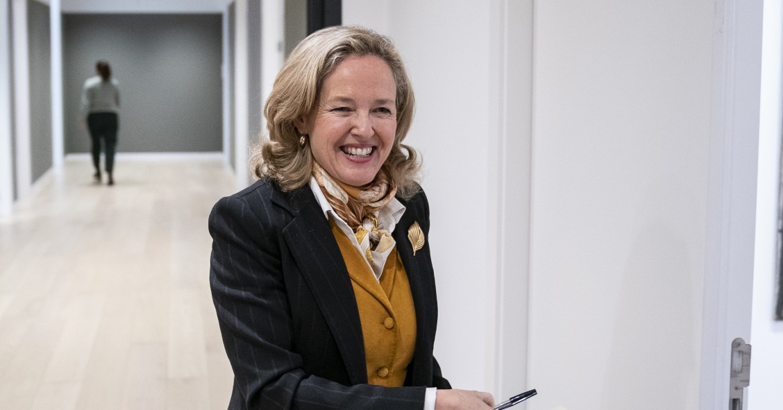 Archivo - La vicepresidenta primera y ministra de Asuntos Económicos y Transformación Digital, Nadia Calviño