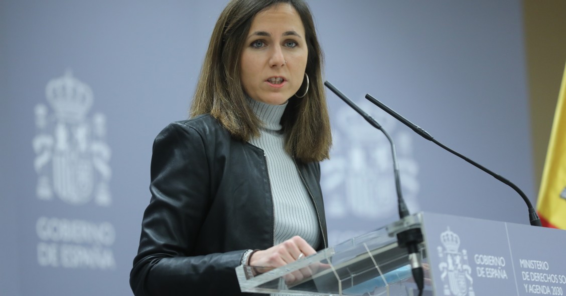 Archivo - La ministra de Derechos Sociales y Agenda 2030, Ione Belarra