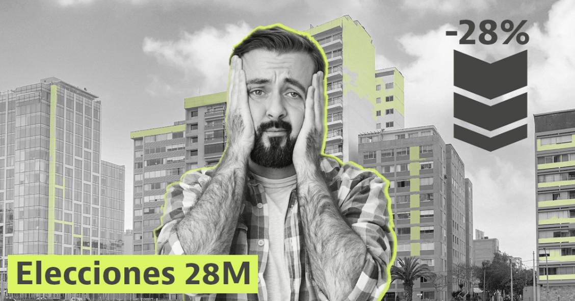 El stock de pisos en alquiler ha caído en los últimos cuatro años (2019-2023)