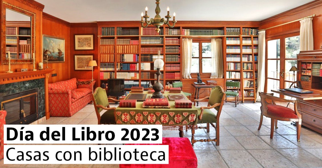 Casas con biblioteca