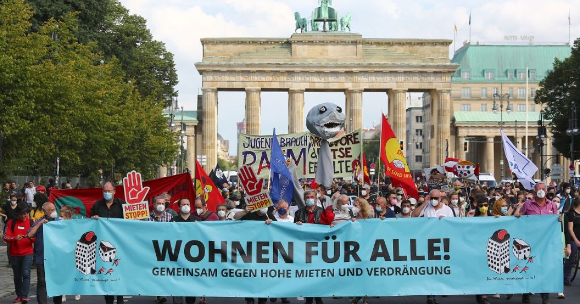 Protestas por la vivienda en Berlín
