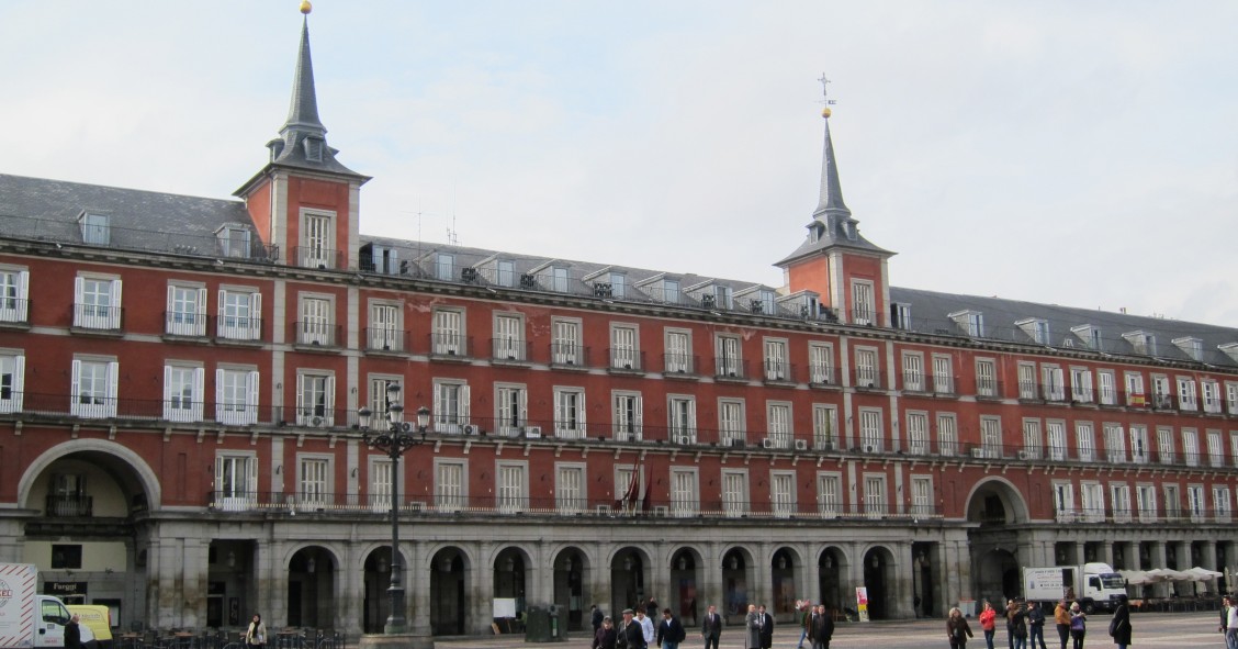 Archivo - Casa de la Carnicería de la plaza Mayor de Madrid