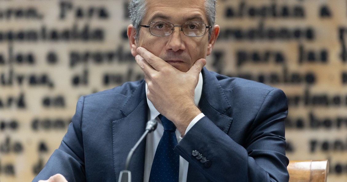 Archivo - El gobernador del Banco de España, Pablo Hernández de Cos.