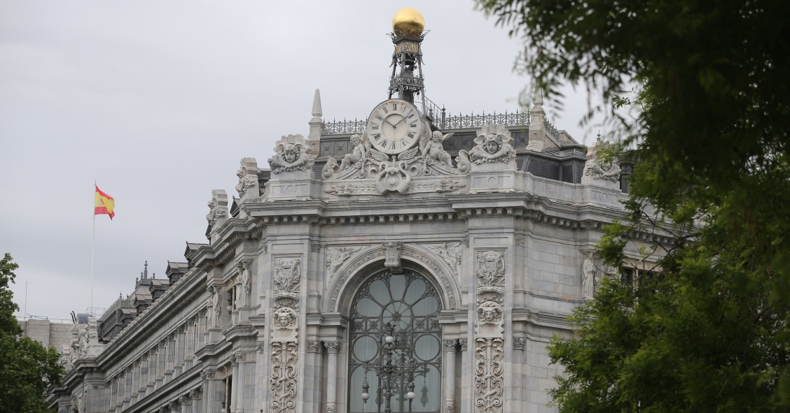 Archivo - Cúpula de la sede del Banco de España el día que ha publicado su informe anual, a 13 de mayo de 2021, en Madrid (España).