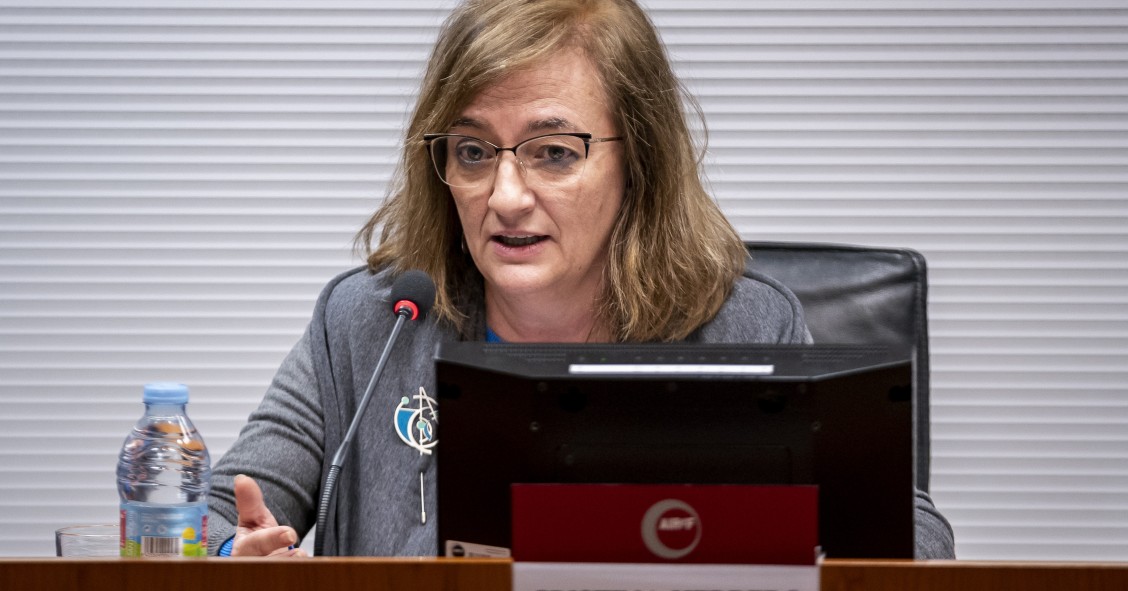 Archivo - La presidenta de la AIReF, Cristina Herrero