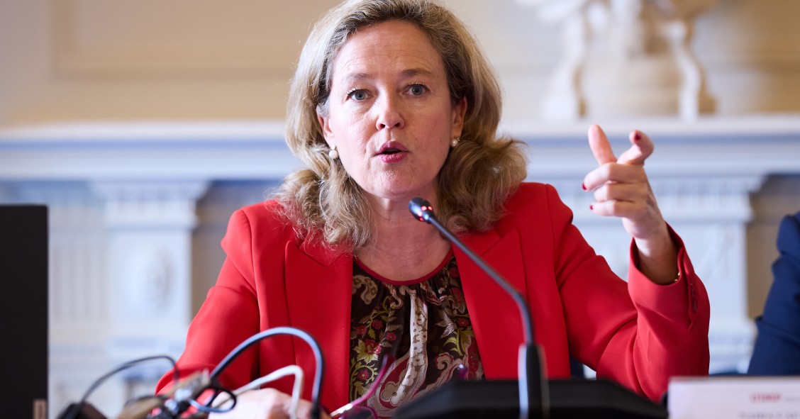 La vicepresidenta primera del Gobierno y ministra de Asuntos Económicos y Transformación Digital, Nadia Calviño