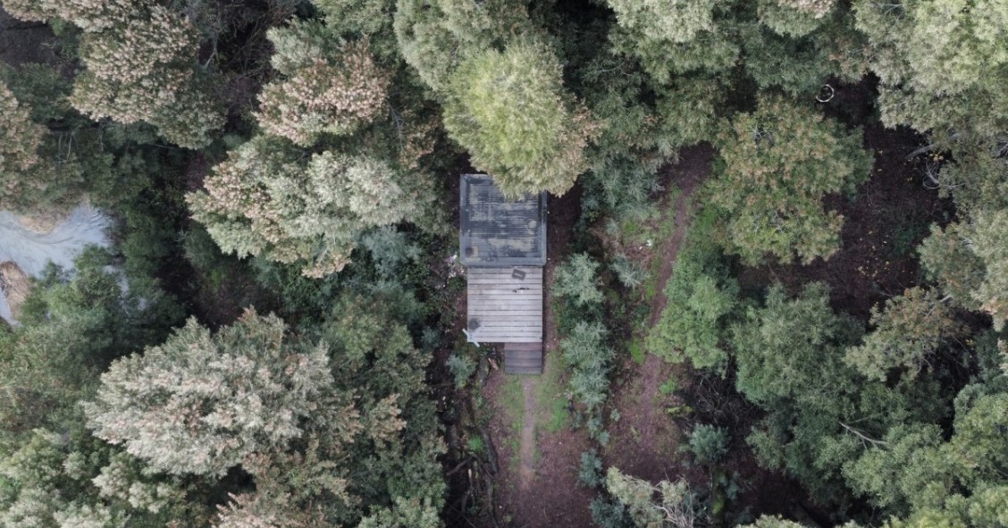 Vista aérea hecho con un dron