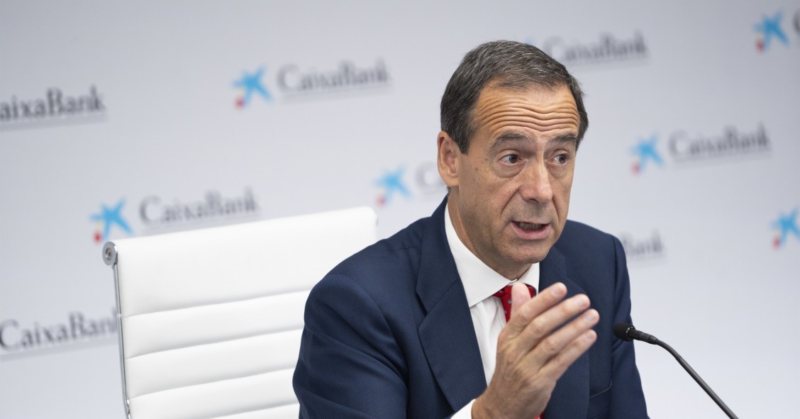 El consejero delegado de CaixaBank, Gonzalo Gortázar