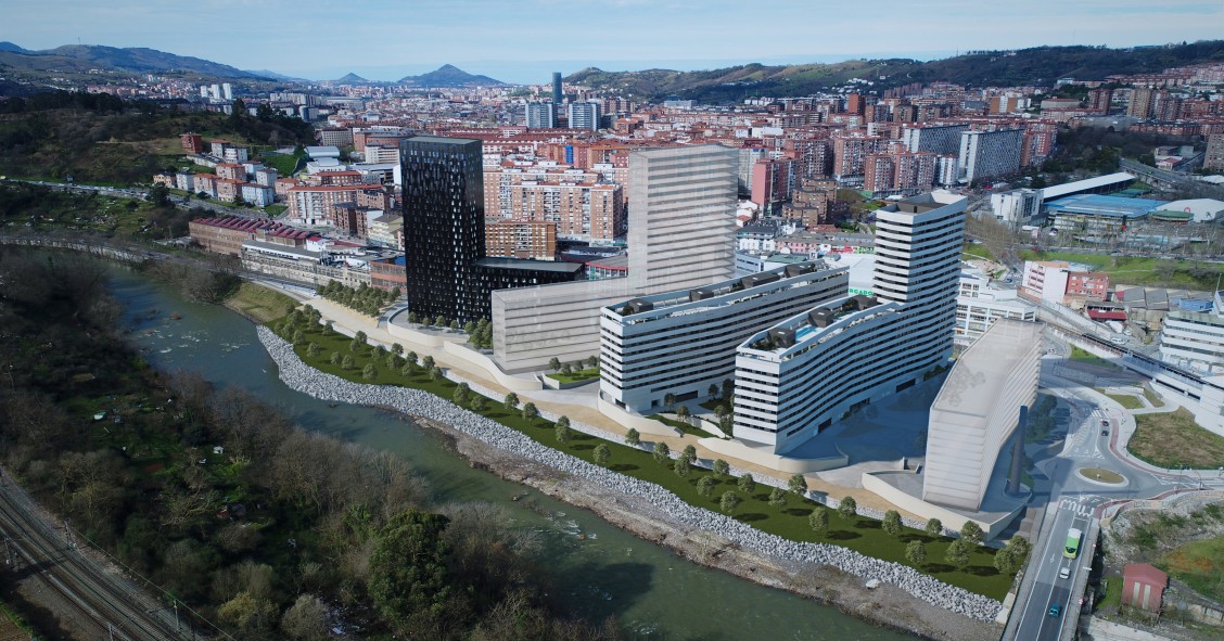 Archivo - Proyecto de Neinor Homes en Bolueta (Bilbao)
