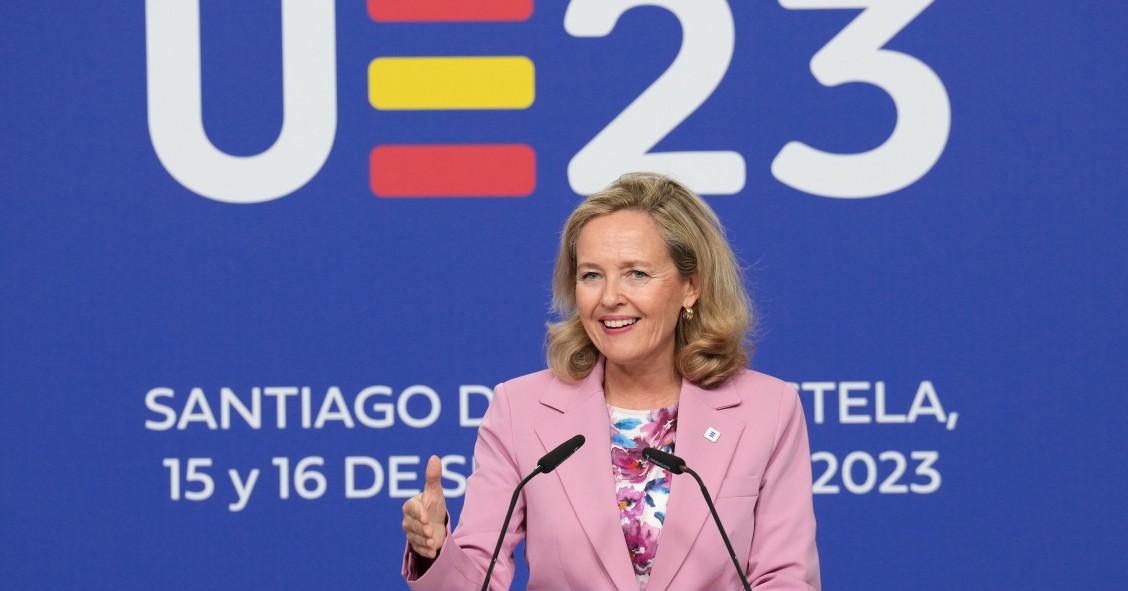 La vicepresidenta primera y ministra de Asuntos Económicos y Transformación Digital en funciones, Nadia Calviño.