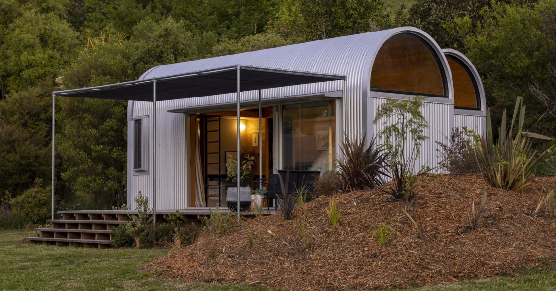 La Studio House se compone de dos módulos unidos entre sí que pueden ser desmontados y movibles con facilidad.