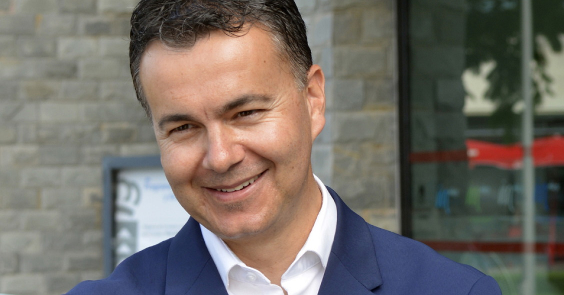 El ministro de Industria, Comercio y Turismo en funciones, Héctor Gómez, durante una visita al Centro de Desarrollo Turístico Costa Adeje (CDTCA)