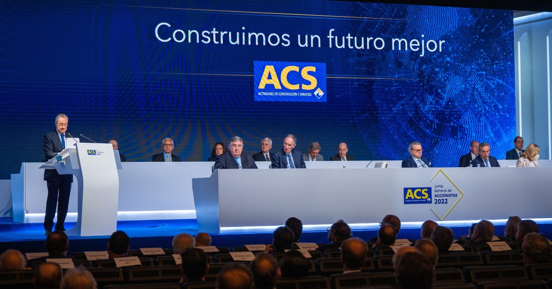 Archivo - Junta general de accionistas de ACS de 2022