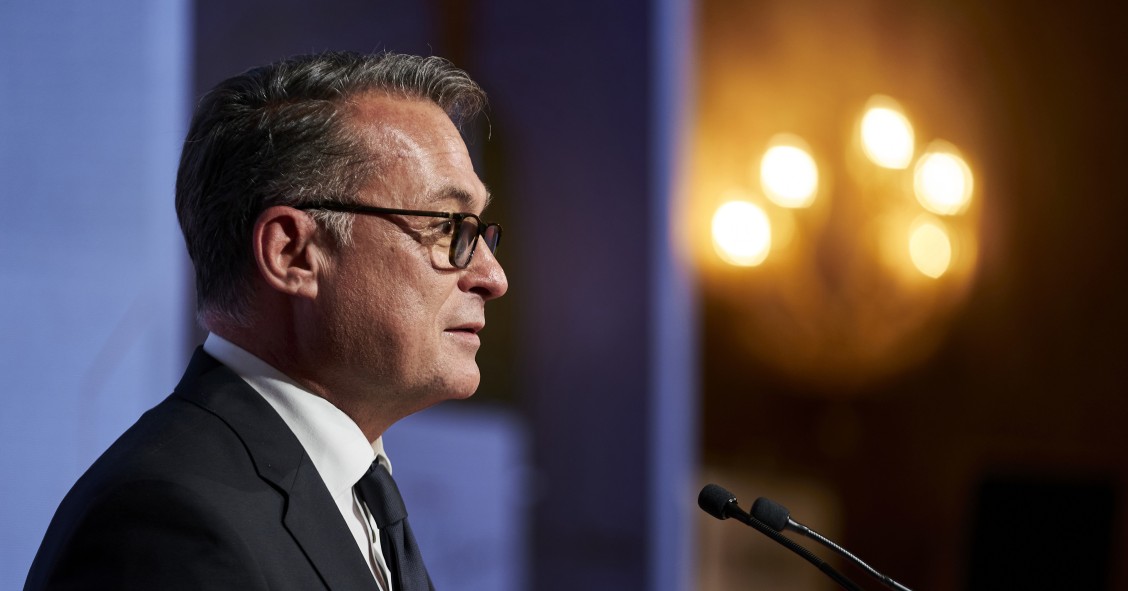 El presidente del Deutsche Bundesbank, Joachim Nagel, interviene en la ceremonia de entrega del premio ‘José Echegaray’ de elEconomista.es, a 2 de noviembre de 2022, en Madrid 