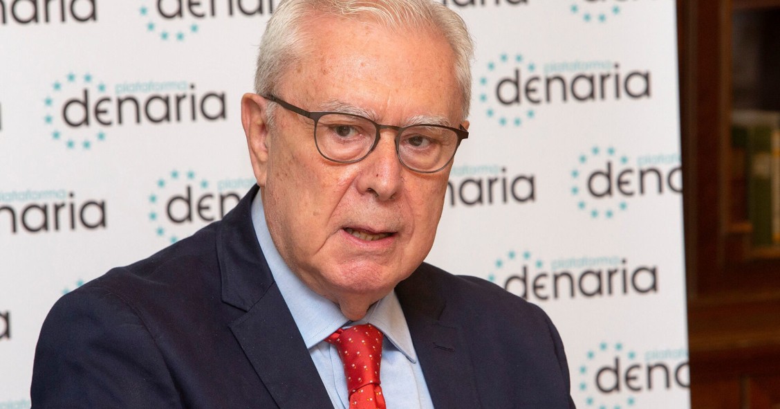 Javier Rupérez, presidente de la plataforma en defensa del uso del dinero en efectivo Denaria