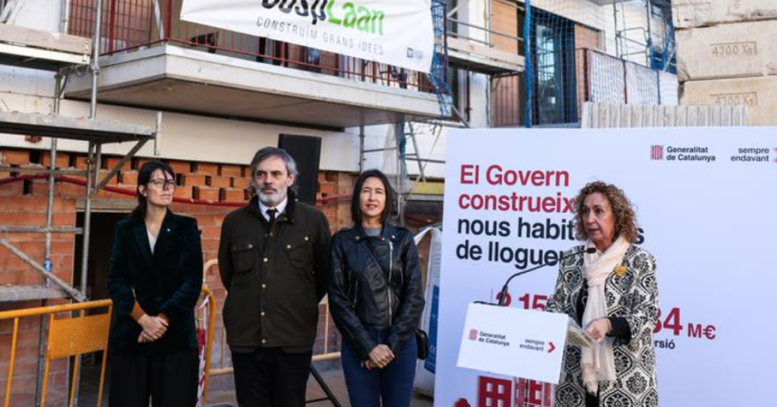 Primera piedra proyecto impulsado por la Generalitat de Cataluña