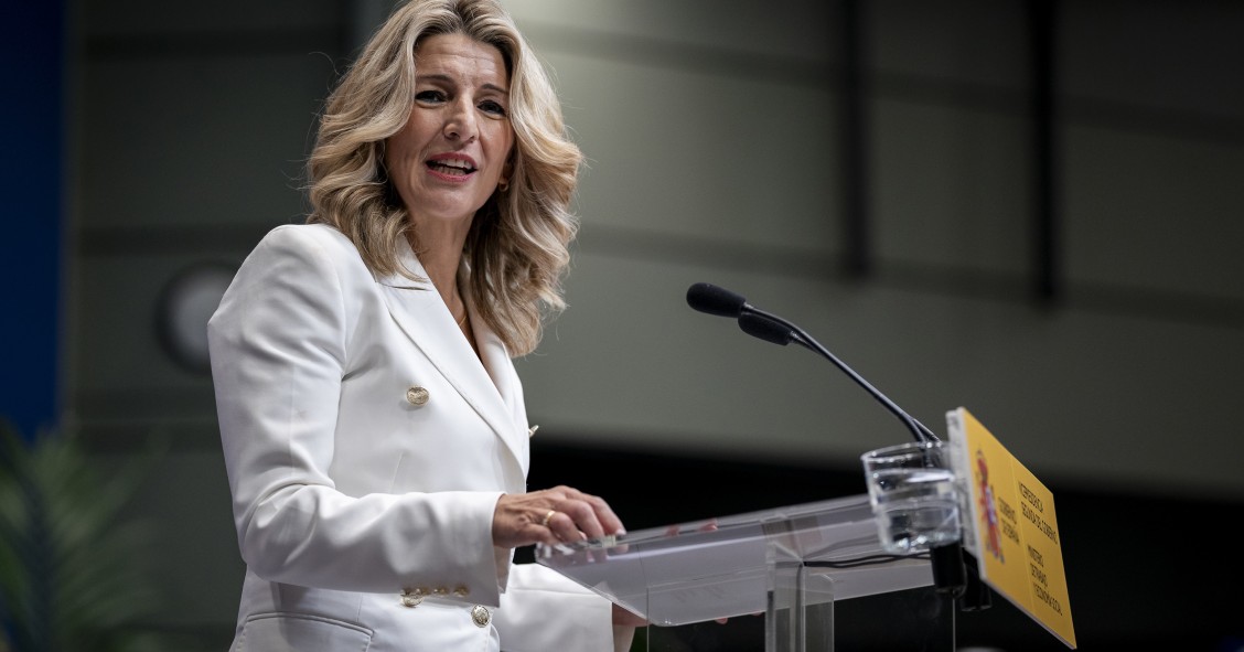 La vicepresidenta segunda y ministra de Trabajo y Economía Social, Yolanda Díaz