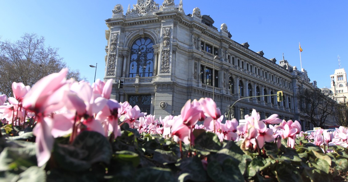Archivo - Fachada del Banco de España.